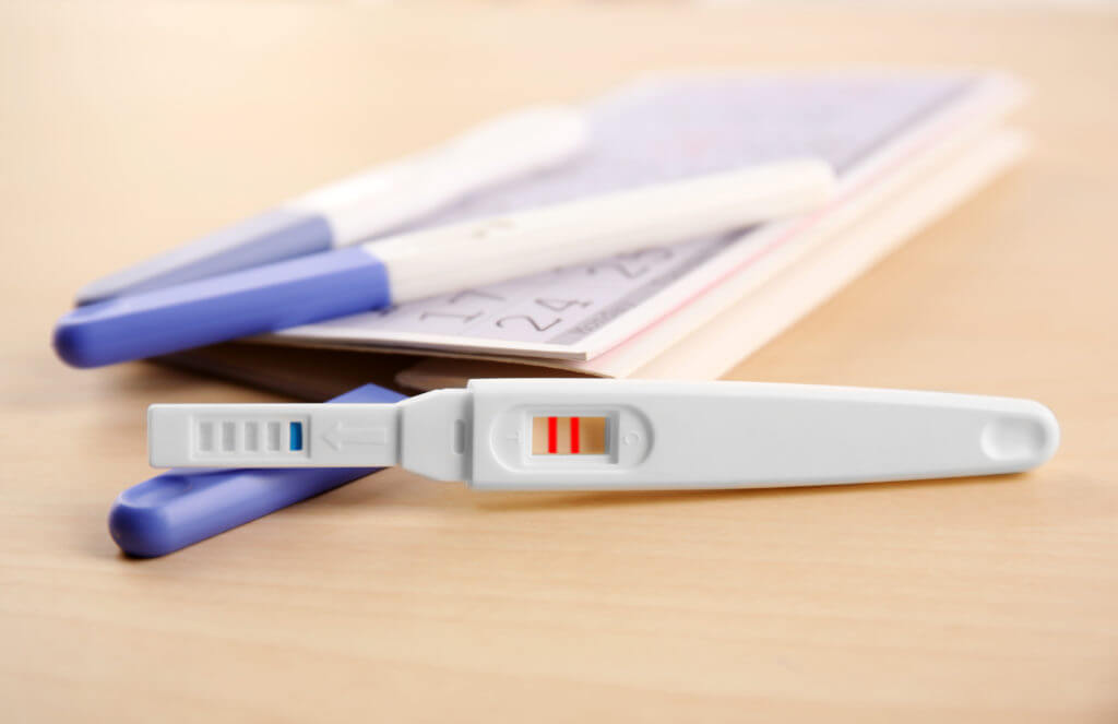 positiver Schwangerschaftstest
