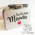 Stylisches Mama-Armband aus der neuen MaPaKi-Kollektion mit Koffer