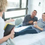 Gebärende mit Doula