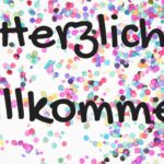 Babytalk Herzlich Willkommen mit Herz