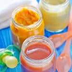 Beikostrezepte - Brei in verschiedenen Farben