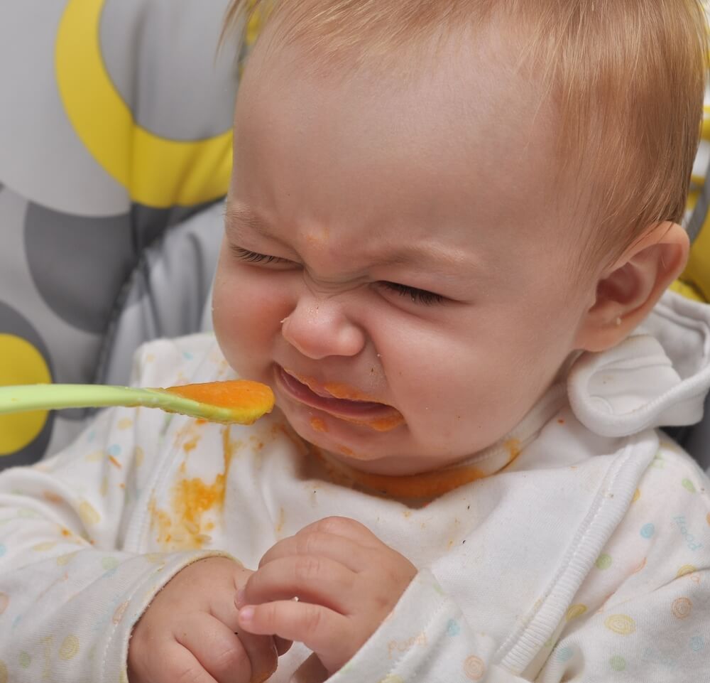 Baby led weaning - Baby mag keinen Brei und verzieht das Gesicht