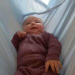 Schlafprobleme Baby in Federwiege