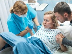 Geburtspositionen Liegen